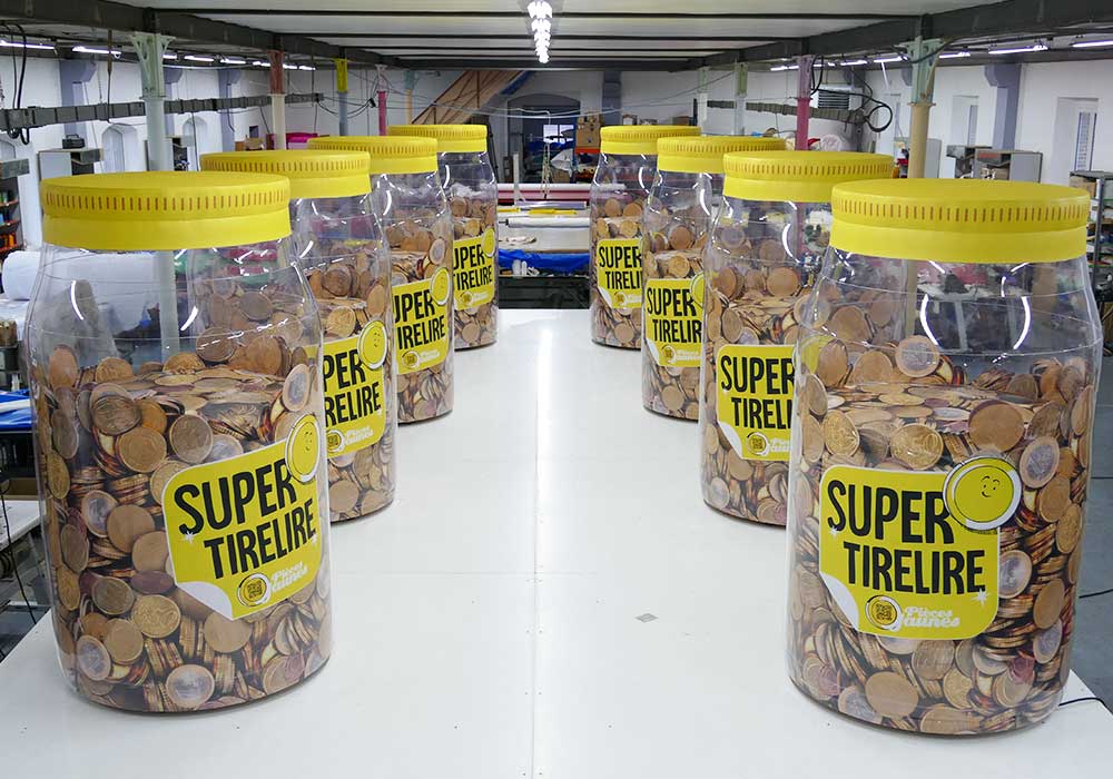 Inflatable Structures Money Boxes Pièces Jaunes